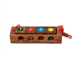 Color Cubes Wood Brain Teaser Puzzles For Kids Adults Tdah IQ Toys Immediately Crazy Juegos De Ingenio Rompecabezas 3D