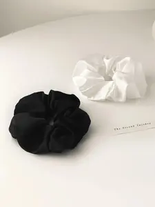 Vintage Satin Hair Tie, Minimalist French Curl Hair Band, Unique Women's Accessory, Essential Fall Fashion Item