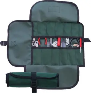 212 MAIN Paktek 10300 RallyRoll Tool Bag Roll - Nylon Fabric Tool Organizer with 13 Deep Pockets, Heavy-Duty Design, Cinch Buckle for Storage