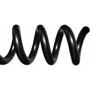 10mm (3/8 in.) Spiral Binding Coils for Reports, Presentations and Proposals 4:1 Pitch 12 in. Length Black 75 Sheets Binding Capacity 100 Pack