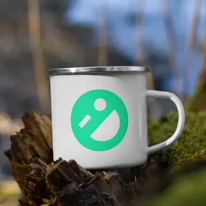 ID Idaho Winky Emoji - Enamel Camp Mug