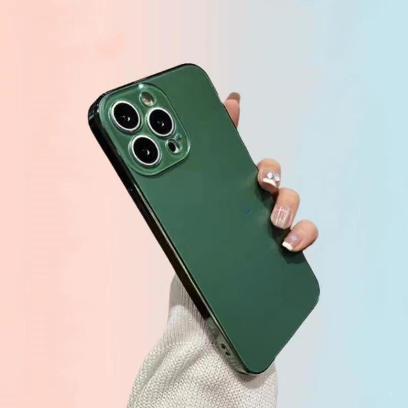 Summer Phone Case 17 Promax Titanium Pink Protection for 17 16 15 14 13 Pro Max Glass Transparent Clear Camera Protectors Durable Casing Anti-Fall Electroplated Original Color