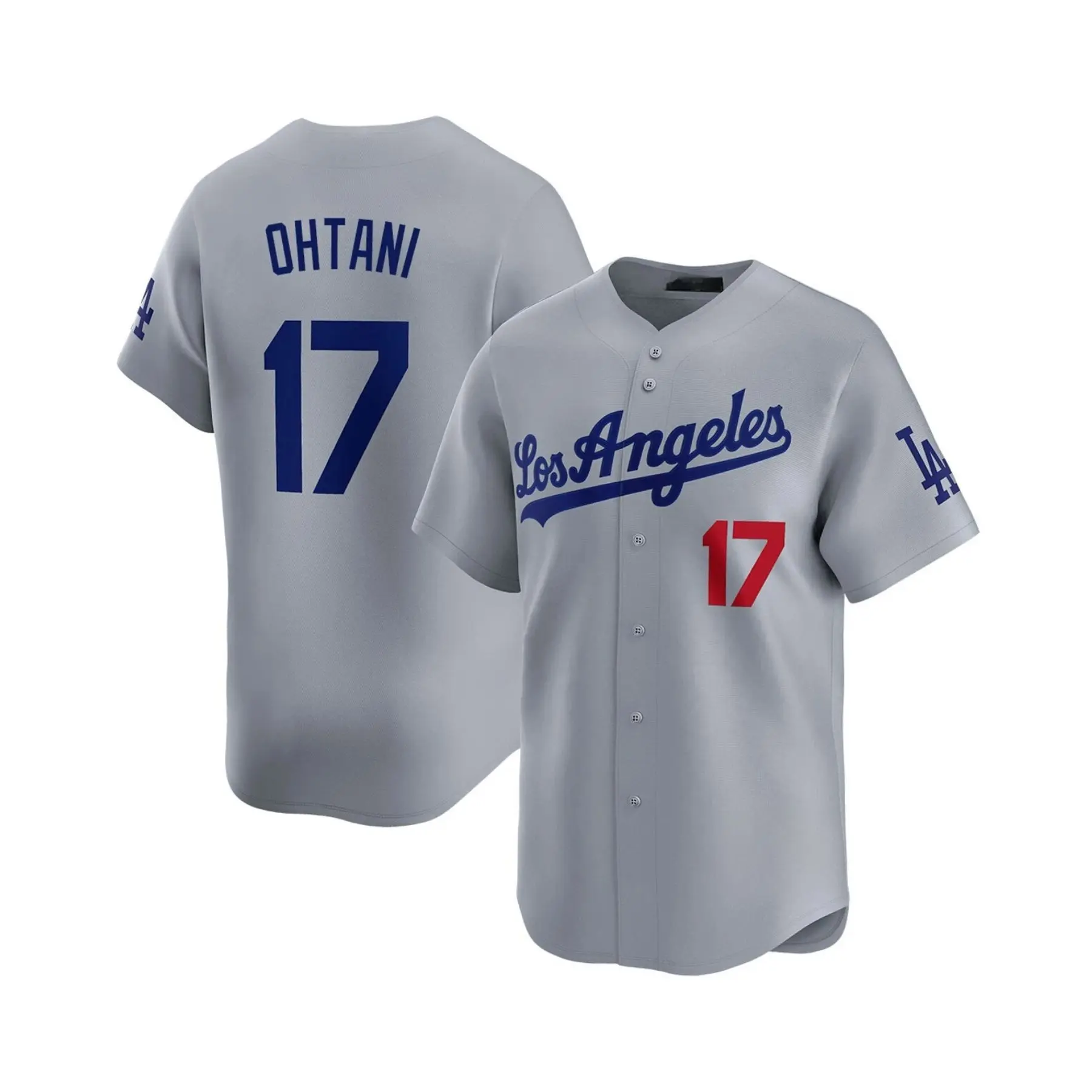 Shohei Ohtani #17 Gray Baseball Jersey Shirt, Hip Hop Japan Baseball, Stitched S~5XL, Top Training Shirt Quick Dry Mesh Polyester Classic Jersey