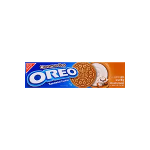 Oreo Korea Cinnamon Cream Chocolate Sandwich Cookies 80g - Deliciously Unique Flavor