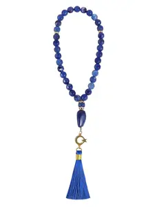 Muslim Prayer Beads Handheld Rosary, Arabic Muslim Round Cut Bead Bracelet, Islamic Devotional Jewelry, Religious Gift For Muslim