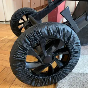 Large Baby Stroller Dust Cover with Wheel Protector, Durable and Convenient, Fits Strollers and Umbrella Strollers, Dust and Dirt Protection Shield Accessory, Clean and Pristine, Stroller Accessories
