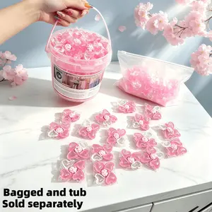 Five-In-One Laundry Pods, Concentrated Essence, 680g Bucket, 10/30/50 Pieces, Long-Lasting Scent, Softening Fabric, Travel & Home Use
