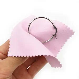 50pcs Multi-Color Polishing Cloth, Jewelry Care Cleaning Cloth for Rings Necklaces Bracelets, Jewelry Maintenance, Silver Color Cleaner, Antioxidant Polish