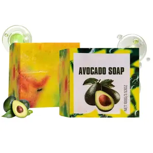 Avocado Shower Soap Gently Moisturizes Skin, Moisturizes Pores, Cleanses Pores, And Is Refreshing And Non-Sticky
