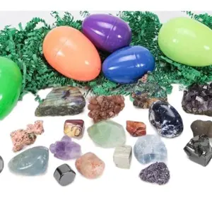 Ostara/Easter Eggs filled with crystals