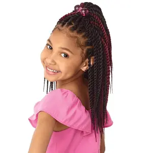 X-Pression Lil Looks Synthetic Braids, 3x 32" Pre-Stretched Hair Extensions