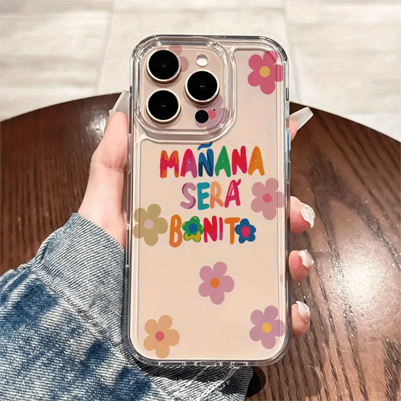 Fashionable and trendy shockproof transparent silicone phone case, suitable for both men and women, compatible with iPhone 17/16/15/14/13/12/11/X/XS/XSMAX, cute style, a Christmas gift for friends, family, and yourself., Cover, Accessories, Smartphone, Ce