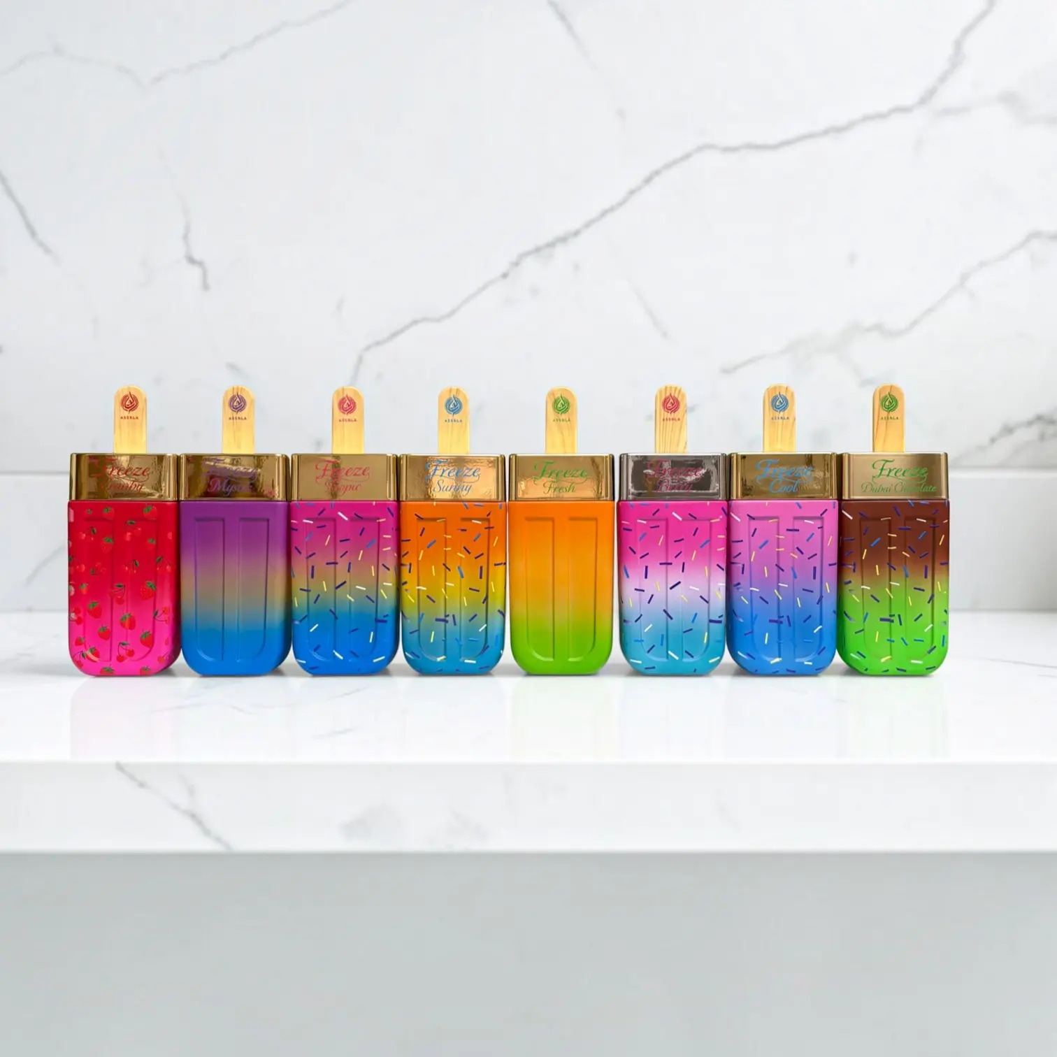 Assala Prime Freeze Collection Eau de Parfum Set | 8 Full Sized Fragrances