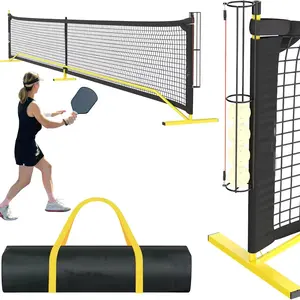 Ultimate Portable Pickleball Net Kit – Adjustable Nets with Hanging Ball Collector and Carry Bag