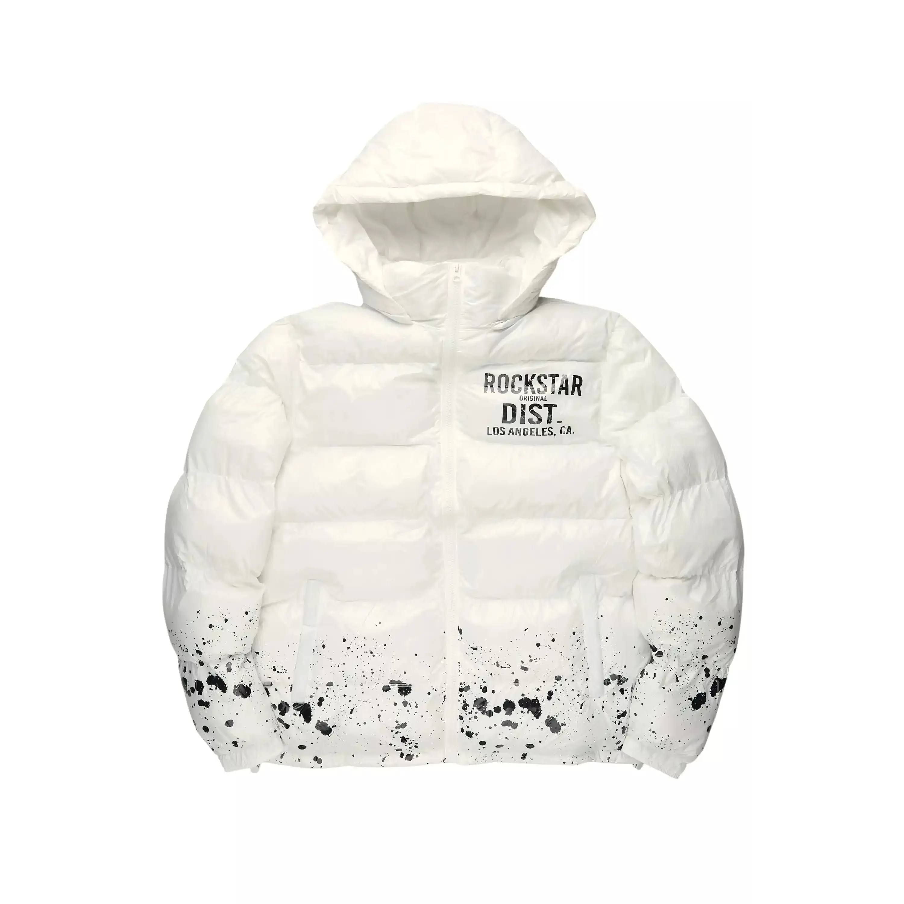 Raffer White Heavy Puffer Jacket Raffer White Heavy Puffer Jacket