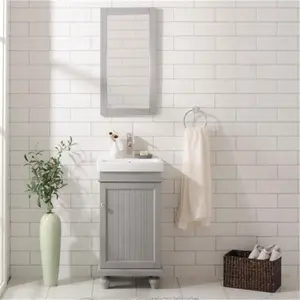 Legion Furniture WLF9318-G 18 in. Gray Sink Vanity