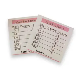 Cash Breakdown slip