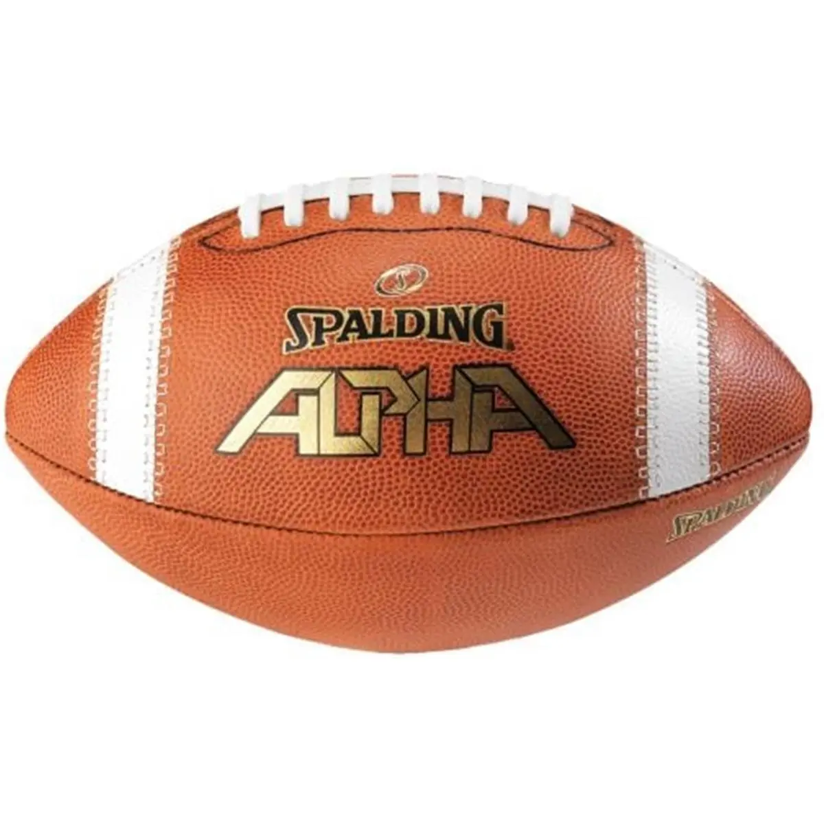 Spalding Official Size American Football - Horween S-Tack Material, Raised Diamonds Design