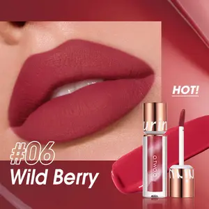 O.TWO.O Wild Berry Marbling Matte Liquid Lipstick with Vitamin E & Hyaluronic Acid, Smudgeproof, waterproof, high pigment, 24hr color locking technology and long lasting lip  stain glossy lip waterproof matte lipstick lip  matte