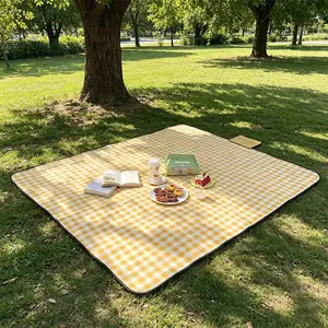 Thick Outdoor Picnic Mat, Waterproof & Sandproof Camping Ground Pad, Durable Picnic Blanket for Travel & Outdoor Use, RV Outdoor Rug