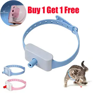 [Buy 1 Get 1 Free] Interactive Cat Laser Pointer Collar – Automatic Red Light Cat Toy for Indoor Cats, Upgraded Version, Essential Fun for Your Feline Friend.
