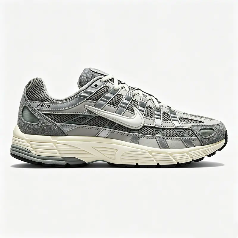 Nike P-6000 Flat Pewter Men's Men's Casual Running Shoes
