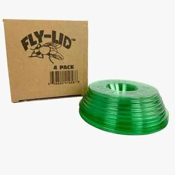 Billy Bob Fly-Lid Trap, Natural Chemical-Free Insect-Control Tool with No Harmful Additives for Flying Pests, Flies