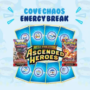 Energy Break: Ascended Heroes, Obsidian Flames, Paldea Evolved (91 Packs)
