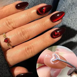 Heart tool to make Cat eye heart design effect Nail Art tool nail care cat eye nail super strong magnet nails