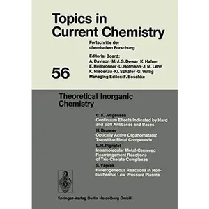 USED-Theoretical Inorganic Chemistry (Topics in Current Chemistry) by Kendall N. Houk (Hardcover)