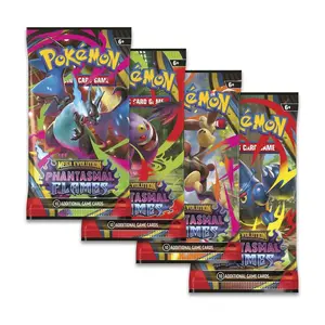 Pokémon TCG ME- Phantasmal Flames Booster Pack - Additional Card Game Pack Random Pack Art - Single Pack