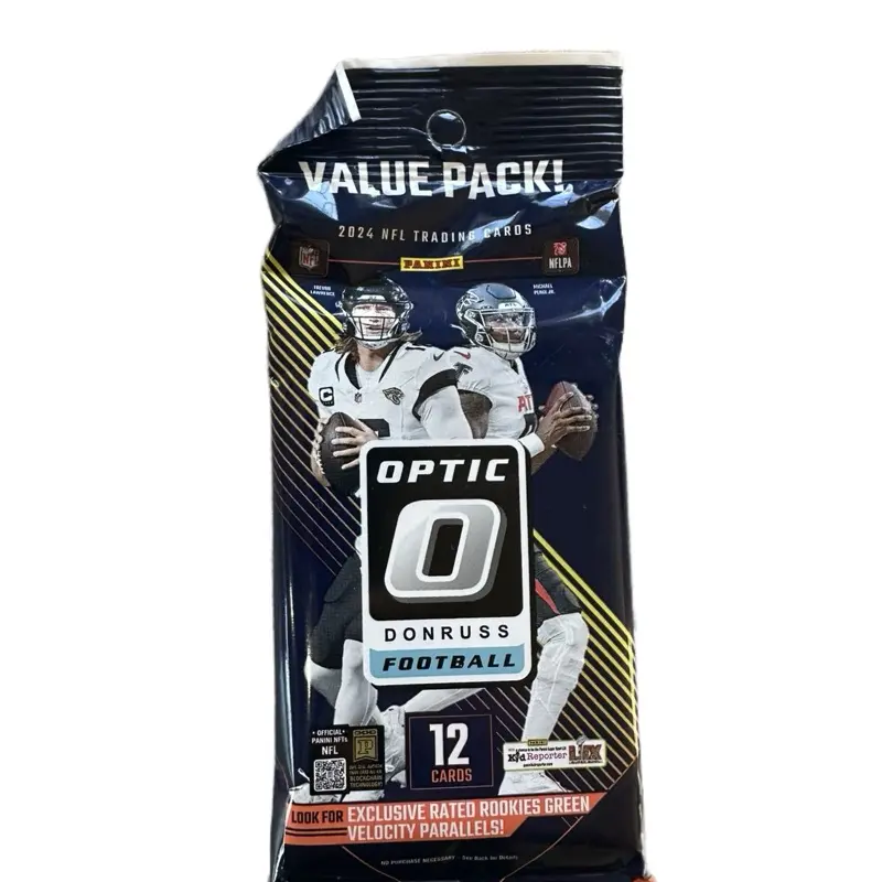2024 NFL Donruss Optic Football Fat Pack. Sports Card Box Sports Card Packs
