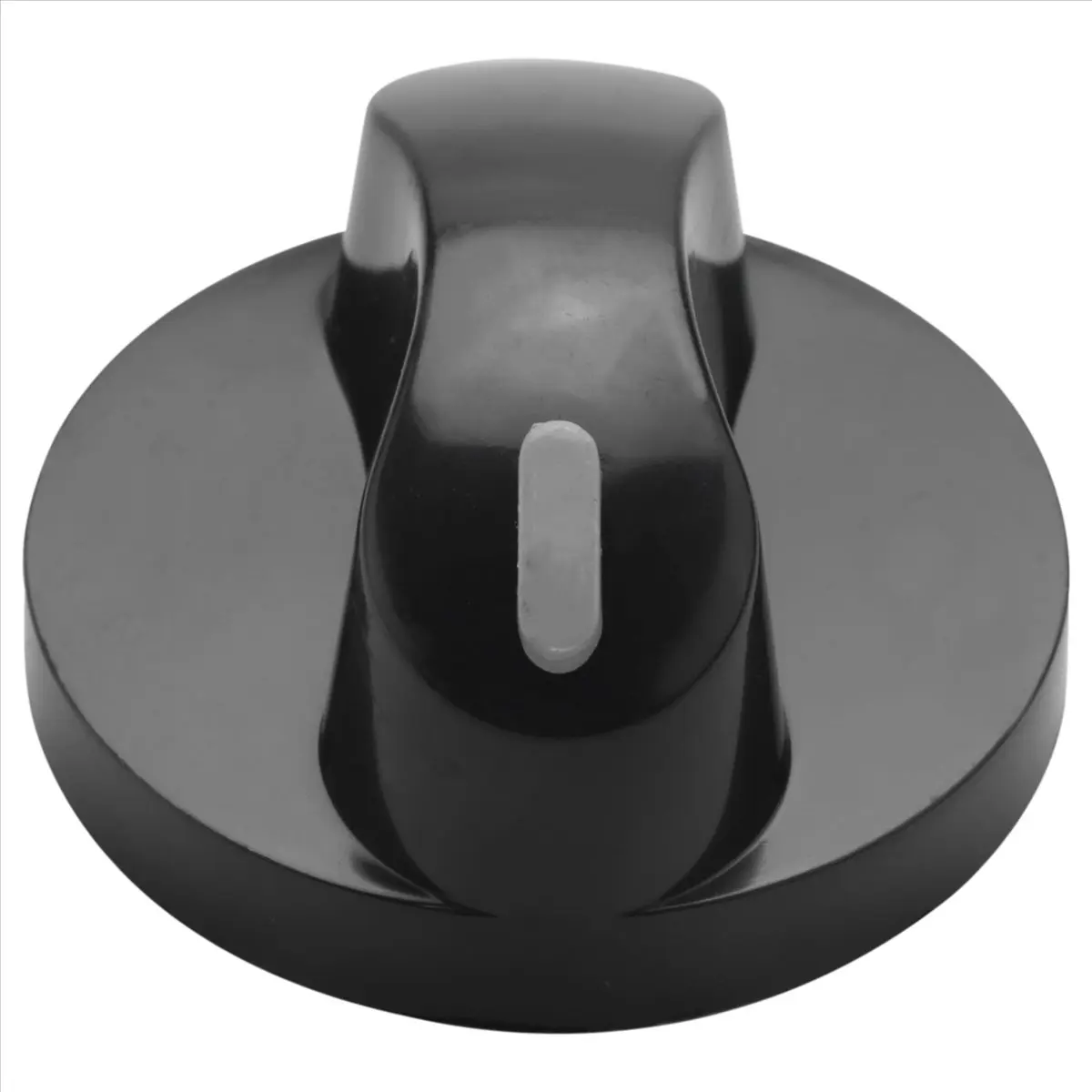 Rotary Stove Knob, Small Solid Black Plastic Replacement Part for Gas Stoves, Ovens, and Cooktops - 40mm Diameter, 20mm Height, Rotary Knob, Kitchen Tops