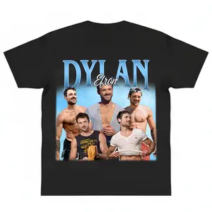 🎒Dylan Efron Dancing With the Stars Graphic Tee Shirt DWTS Celebrity Dance Show design y2k cotton fashion Streetwear Casual  Care Machine Wash Safe Fan Gift