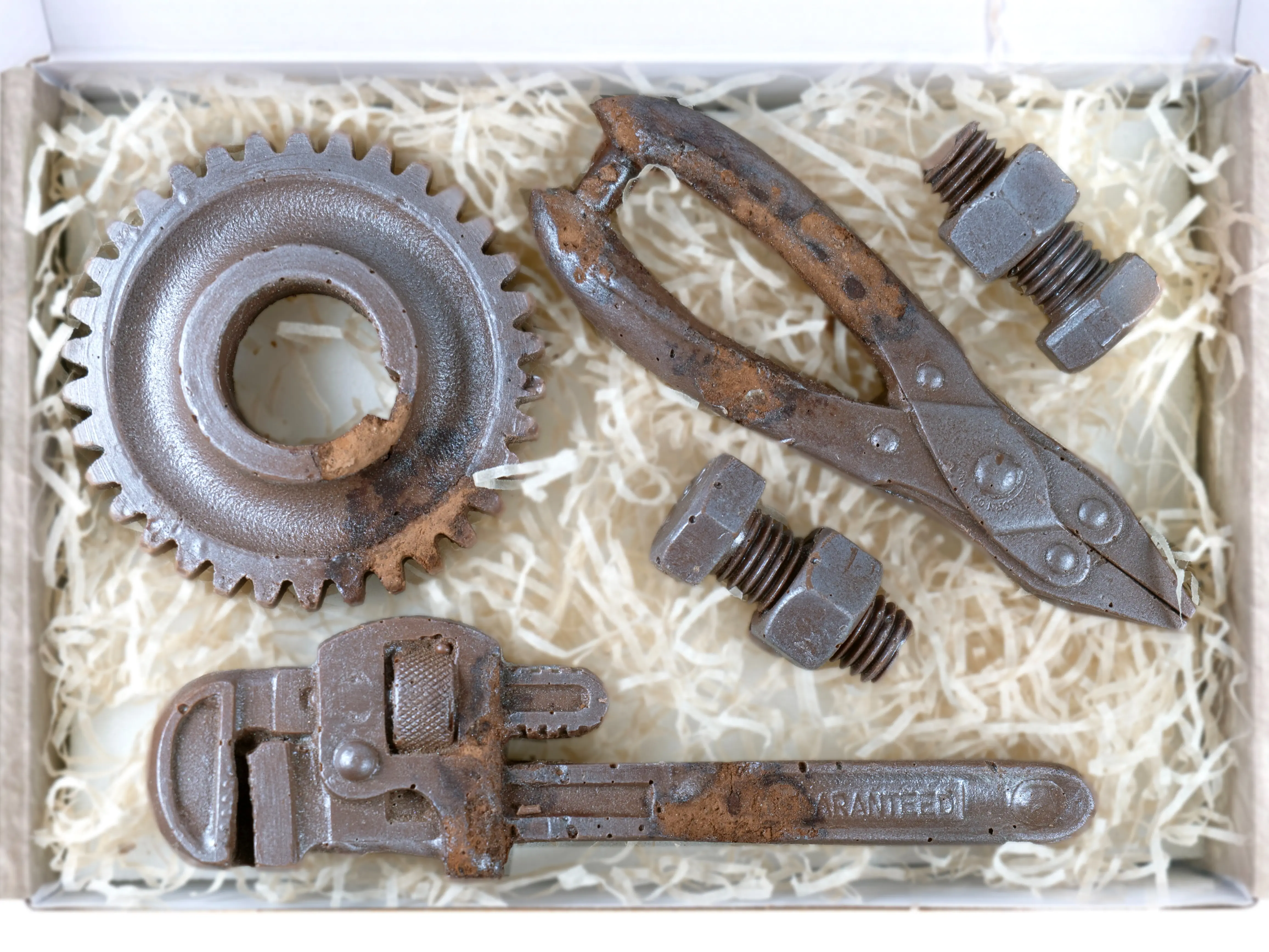 Milk Chocolate Gift Set, Life Sized Chocolate Tools, 5 pcs.