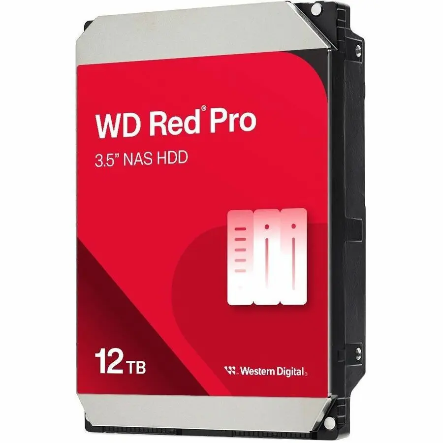 Western Digital Red Pro 12TB Hard Drive 3.5" Internal SATA SATA/600 WD122KFBX