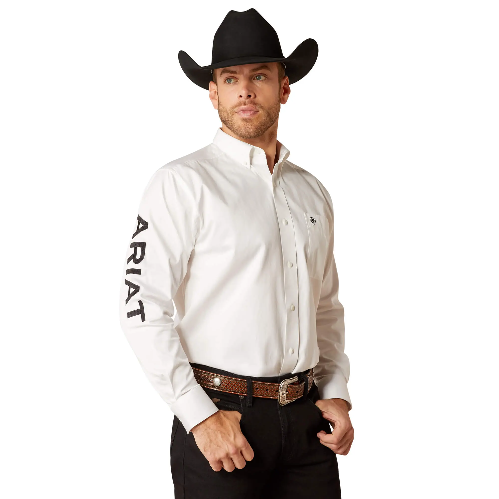 Men's Team Logo Twill Classic Fit Shirt