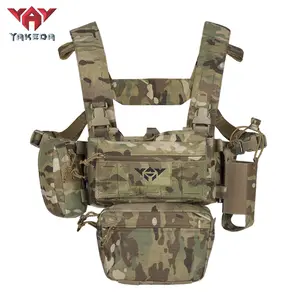 YAKEDA YKD-0232 Tactical Chest Rig Base 500D Nylon Lightweight Modular Chest Hanger Type Protective Gear