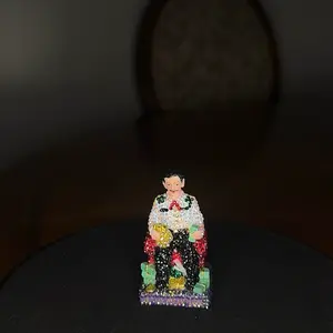 Mini Mal Verde Bling Statue Decorative Figurine - Shelf Decor, Interior Decoration Accessories, Home Supplies Ideal Gift