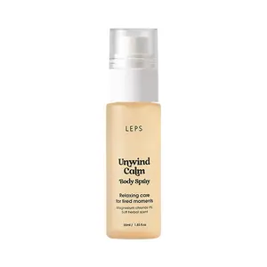 LEPS Unwind Calm Body Spray - Magnesium Fine Mist for Daily Body Care, Hydration & Fresh Feeling (55ml, 1.85 fl oz)