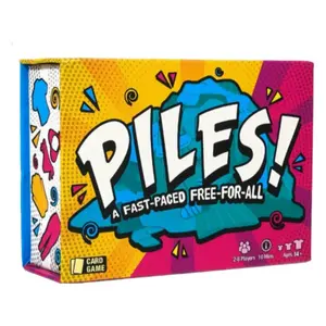 Stacking Card Game -, Family Board Game for Kids & Adults, Family Fun Game, Perfect for Family Game Night, Travel, Memory Challenge and Party, 10-Minute Quick Play, Ideal Gift for All Ages