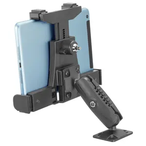 iBOLT™ Dock'n Lock Bizmount™ AMPS- Heavy Duty Industrial Composite Locking drill base Mount for all 7" - 10" tablets