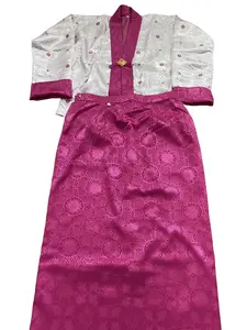 Print hanju two piece  set chuppa /bakhu