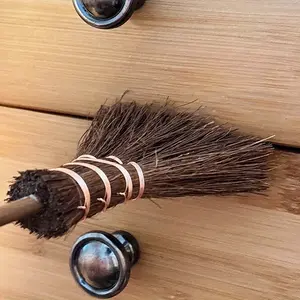 Handmade Mini Portable Broom for Keyboard, Tea Set, Kitchen, Restaurant, Holiday Decoration, Durable Household Cleaning Tool, High-Quality Craft, Home Care Supplies