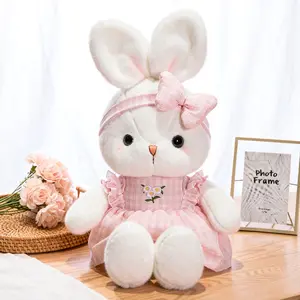 15.8in Daisy Bunny  plushies stuffed animals gifts for bf cute boyfriend gifts girlfriend gift Men gifts toys stocking stuffer for women stuffed animal for bf childhood stuffed animal festival gift squeezable plush stress relief plushies cute girly gifts