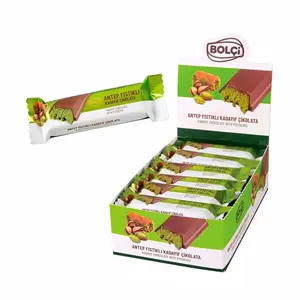 Bolçi Dubai Chocolate – Kadayif Chocolate with Pistachio (24 Bars × 30g)
