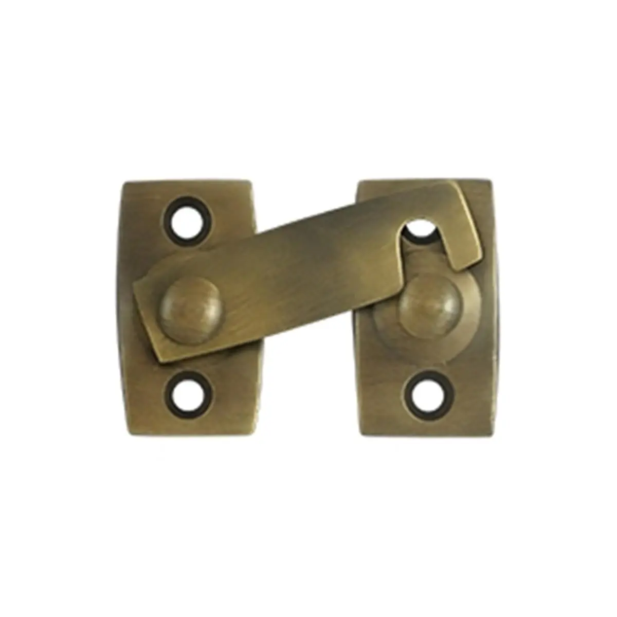 0.87 in. Shutter Bar - Antique Brass - Solid Brass