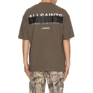 ALLSAINTS Redact Crew Tee in Forest Green