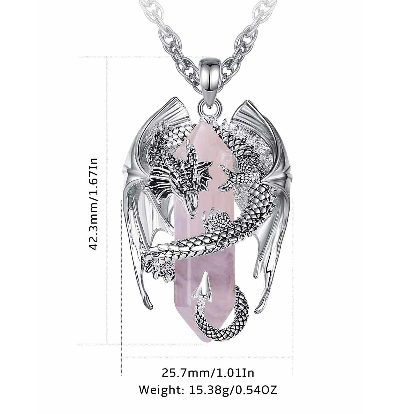 Large Dragon Pink Quartz