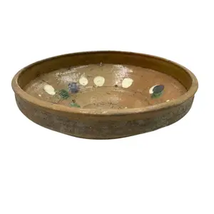 Antique Hungarian Folk Art Decorative Bowl